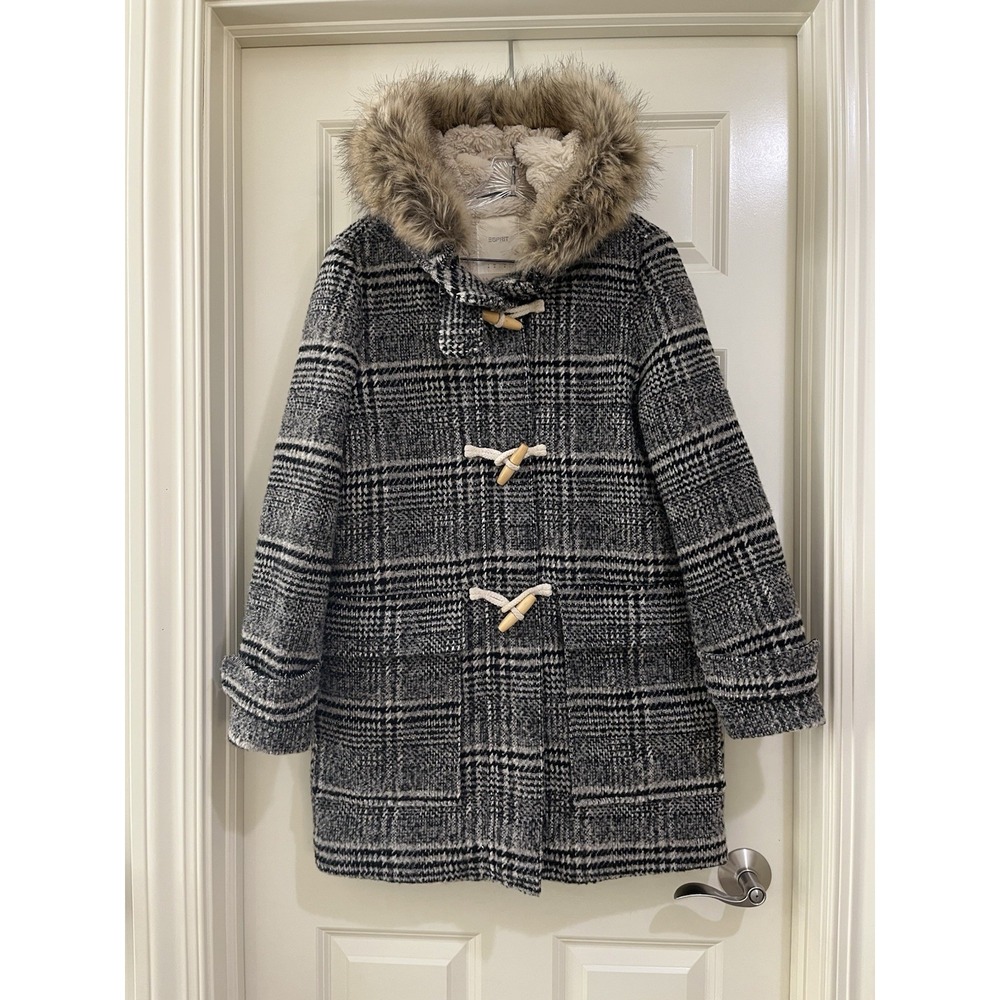 esprit women‎ wool blend overcoat size M